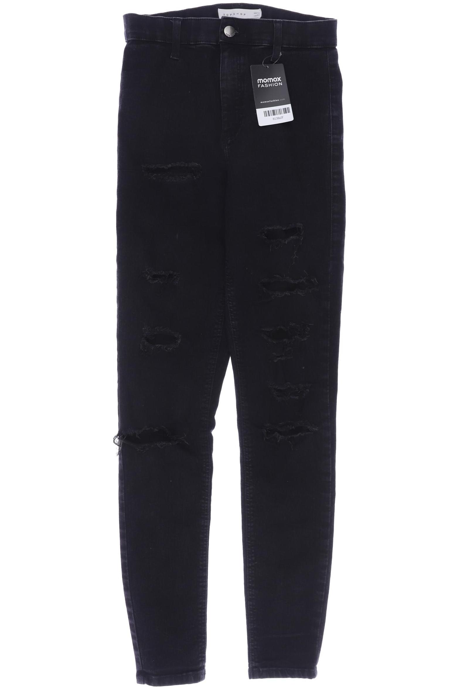 Topshop Damen Jeans, schwarz von Topshop