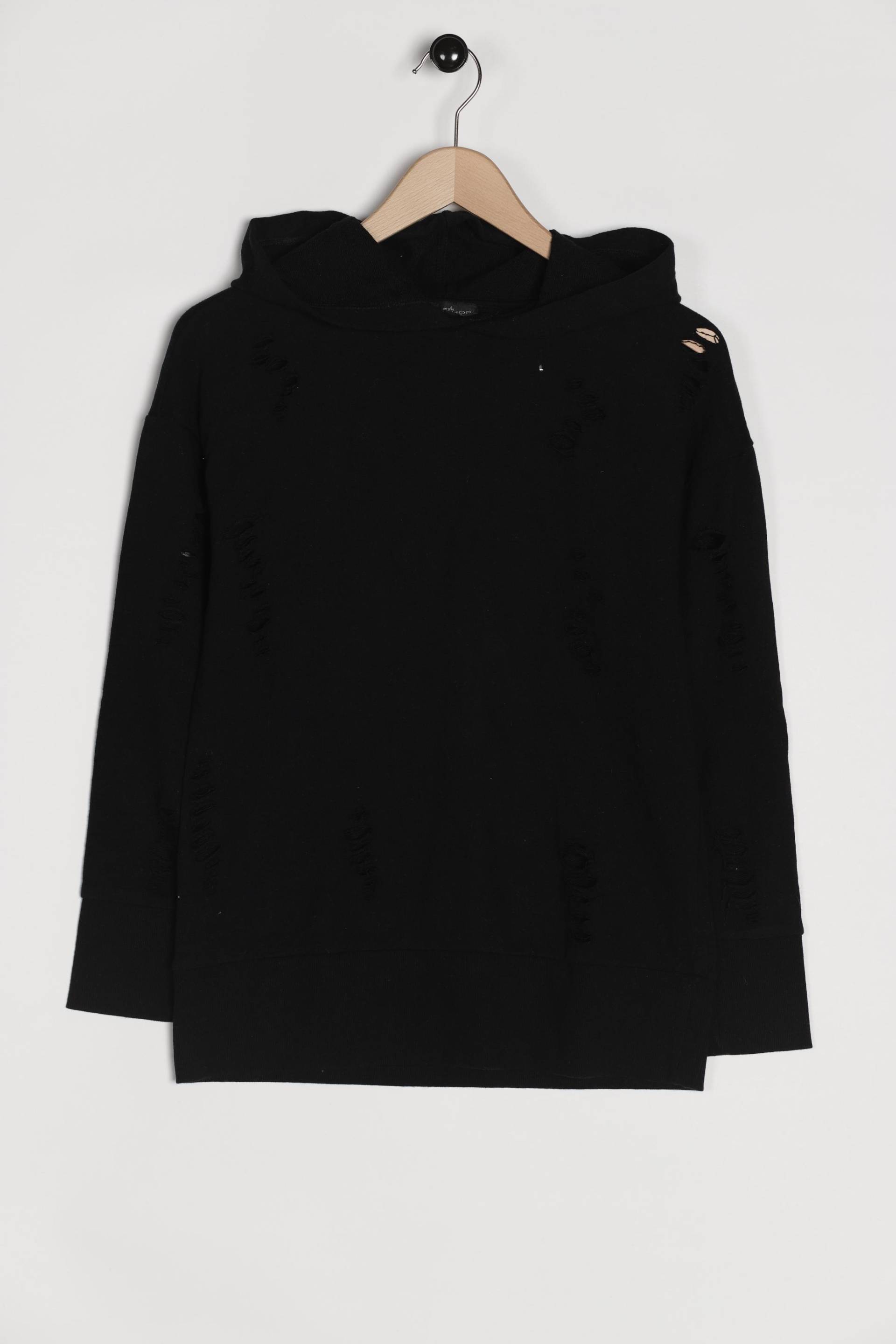 Topshop Damen Kapuzenpullover, schwarz von Topshop