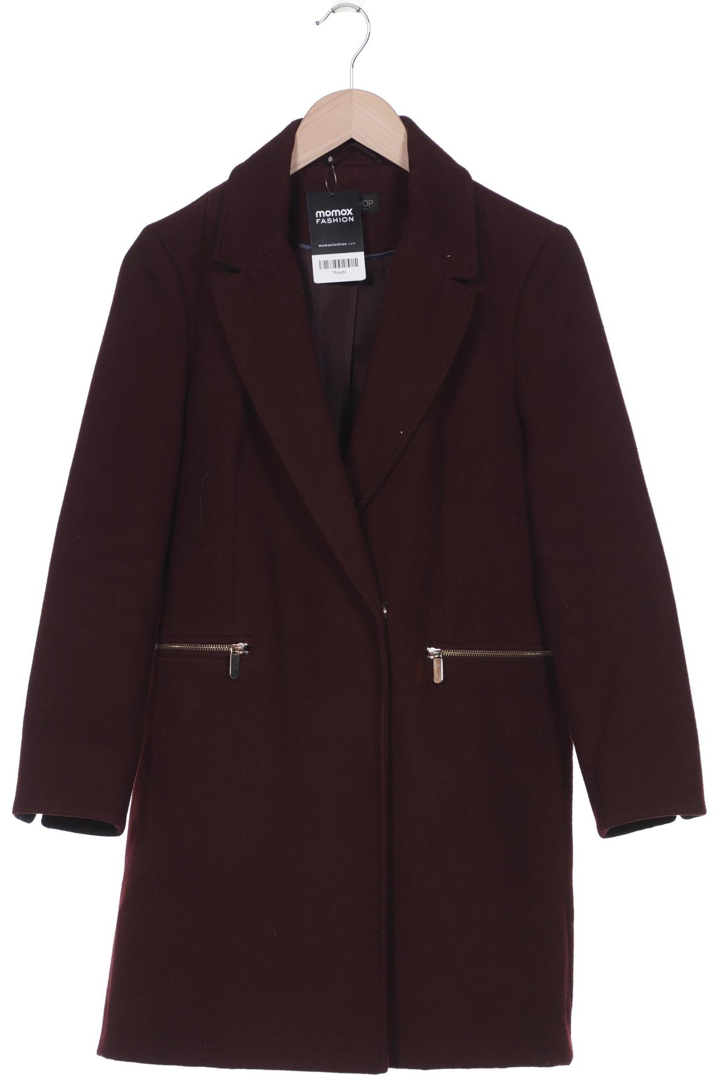 Topshop Damen Mantel, bordeaux von Topshop