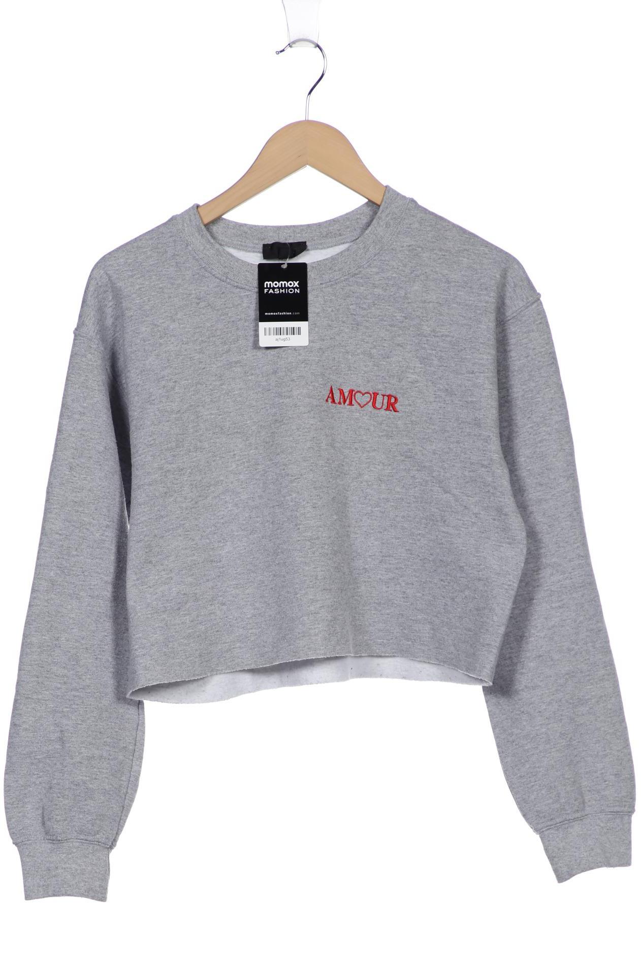 Topshop Damen Sweatshirt, grau von Topshop