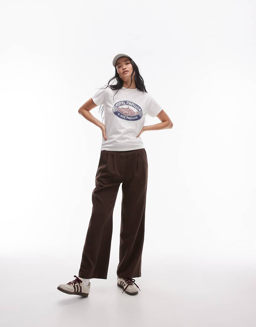 Topshop - Elegante Jogginghose in Braun-Keine Farbe von Topshop