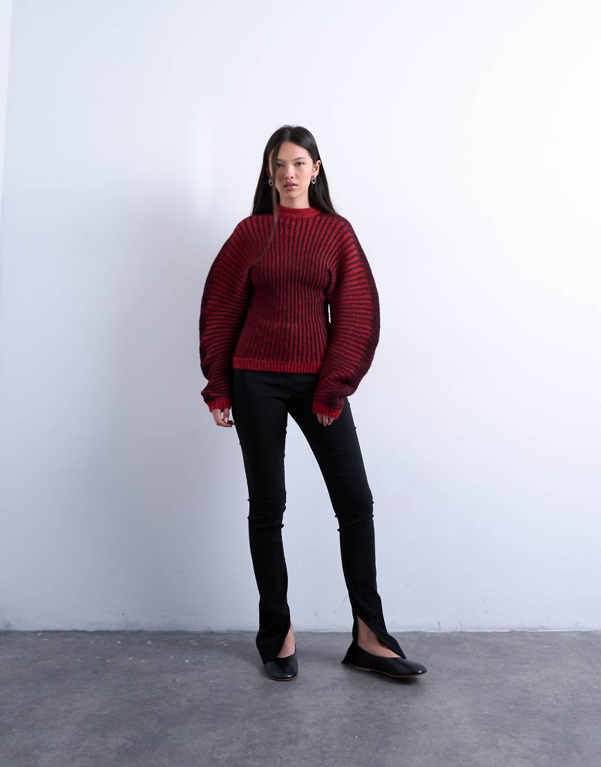 Topshop - Eng geschnittene Leggings in Schwarz mit extralangem Bein von Topshop