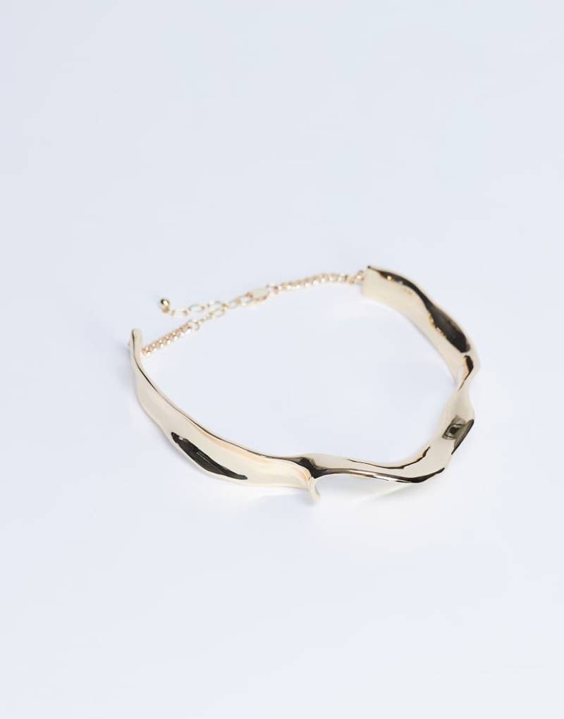 Topshop - Megan - Statement-Halskette in Goldoptik-Goldfarben von Topshop