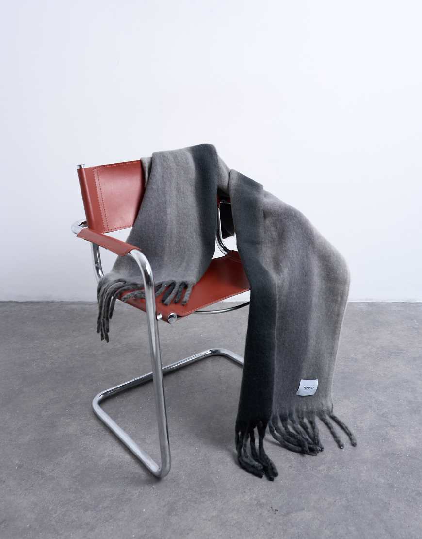 Topshop - Sydney - Deckenschal in Grau von Topshop