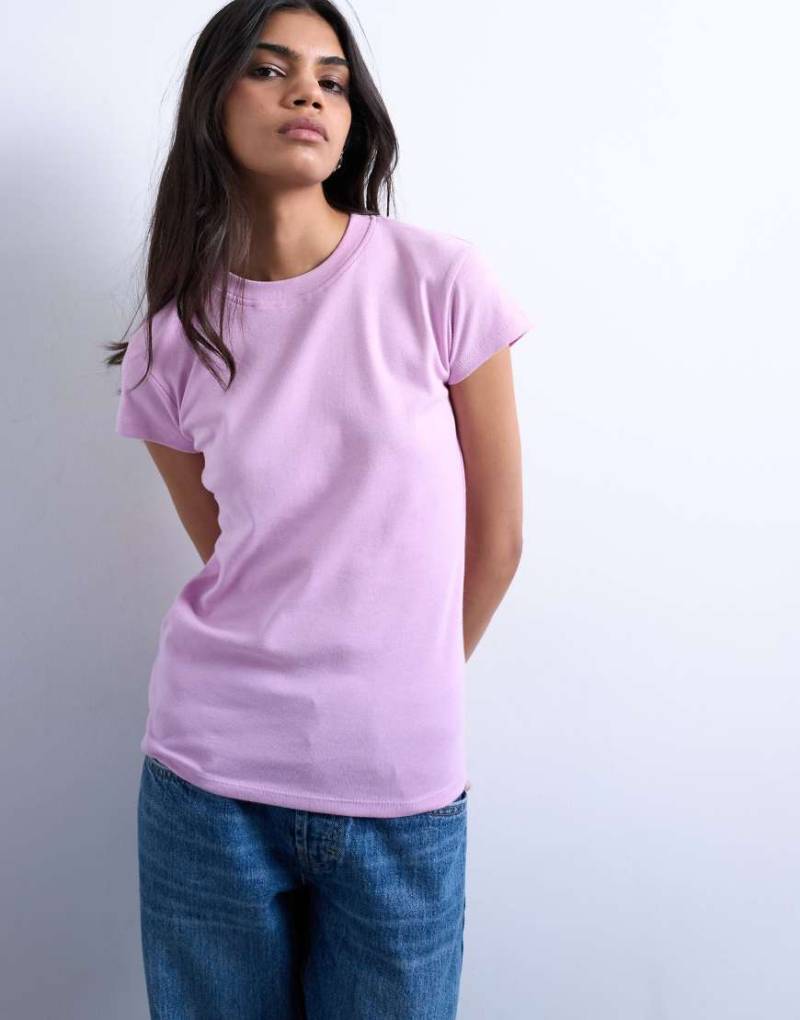 Topshop - T-Shirt für jeden Tag in Rosa von Topshop
