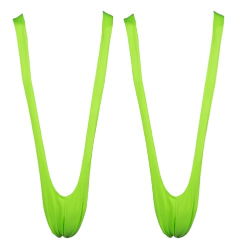 Topshop24you 2er Set Mankini Badeanzug Borat – Einteiler Stretch Einheitsgröße – Lustiger Party-Badeanzug für Junggesellenabschied von Topshop24you