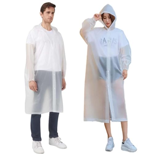 Topspitgo 2 Stück Wasserdicht Regenponcho Damen Herren Fahrrad Regen Poncho Cape,Regenschutz,Wiederverwendbar,Regencape Festival,Regenponcho einweg Für Fahrrad Disney Wandern Radfahren Reisen von Topspitgo