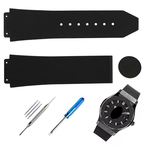 Topuly Ersatz-Gummi-Uhrenarmband für Hublot Silikon-Armband für Damen und Herren (XI) von Topuly