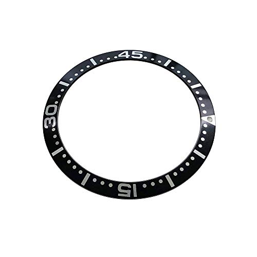 Aluminium-Uhren-Lünetteneinsätze für Longines Hydro Conquest 41 mm Herrenuhr (schwarz) von Topwatchparts