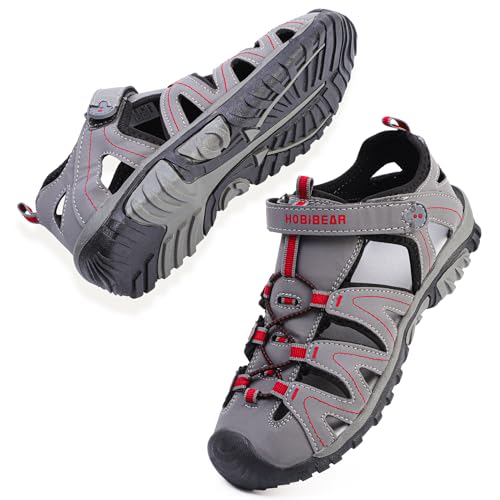 Topwolve Unisex Kinder Sandalen Jungen Mädchen Geschlossene Outdoor Sport Sandalen Atmungsaktiv Strand Trekking Wandern Sommer Schuhe,Grau,30 EU Topwolve Unisex Kinder Sandalen Jungen Mädchen Geschlossene Outdoor Sport Sandalen Atmungsaktiv Strand Trekking Wandern Sommer Schuhe,Grau,30 EU von Topwolve