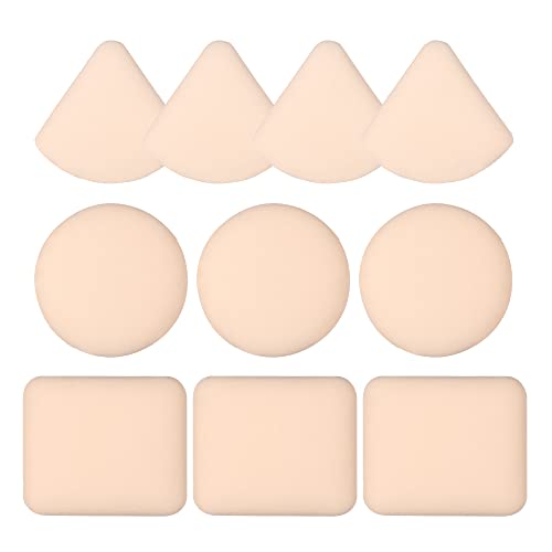 Topwon Make-up-Puderquaste, Gesichtsschwamm für kosmetische Grundierung, trocken und nass, passend für alle Haut, unter Augen und Ecken, Beauty-Make-up-Werkzeug, weich wie Wolke (Dreieck/Rund Topwon Make-up-Puderquaste, Gesichtsschwamm für kosmetische Grundierung, trocken und nass, passend für alle Haut, unter Augen und Ecken, Beauty-Make-up-Werkzeug, weich wie Wolke (Dreieck/Rund von Topwon