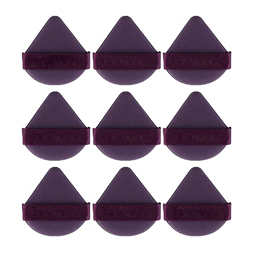 Topwon Make-up-Puderquaste, dreieckige Gesichts-Schwamm-Puffs für kosmetische Grundierung, trocken und nass, passend für alle Haut, unter Augen und Ecken, Beauty-Make-up-Werkzeug, 9 Stück Topwon Make-up-Puderquaste, dreieckige Gesichts-Schwamm-Puffs für kosmetische Grundierung, trocken und nass, passend für alle Haut, unter Augen und Ecken, Beauty-Make-up-Werkzeug, 9 Stück von Topwon