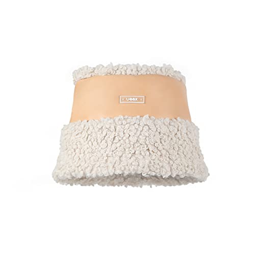 Topwon Winterhut für Damen, Kunstfell, warme Mütze, modische Fischer-Kopfbedeckung, Khaiki, 7/7 1/2 Topwon Winterhut für Damen, Kunstfell, warme Mütze, modische Fischer-Kopfbedeckung, Khaiki, 7/7 1/2 von Topwon