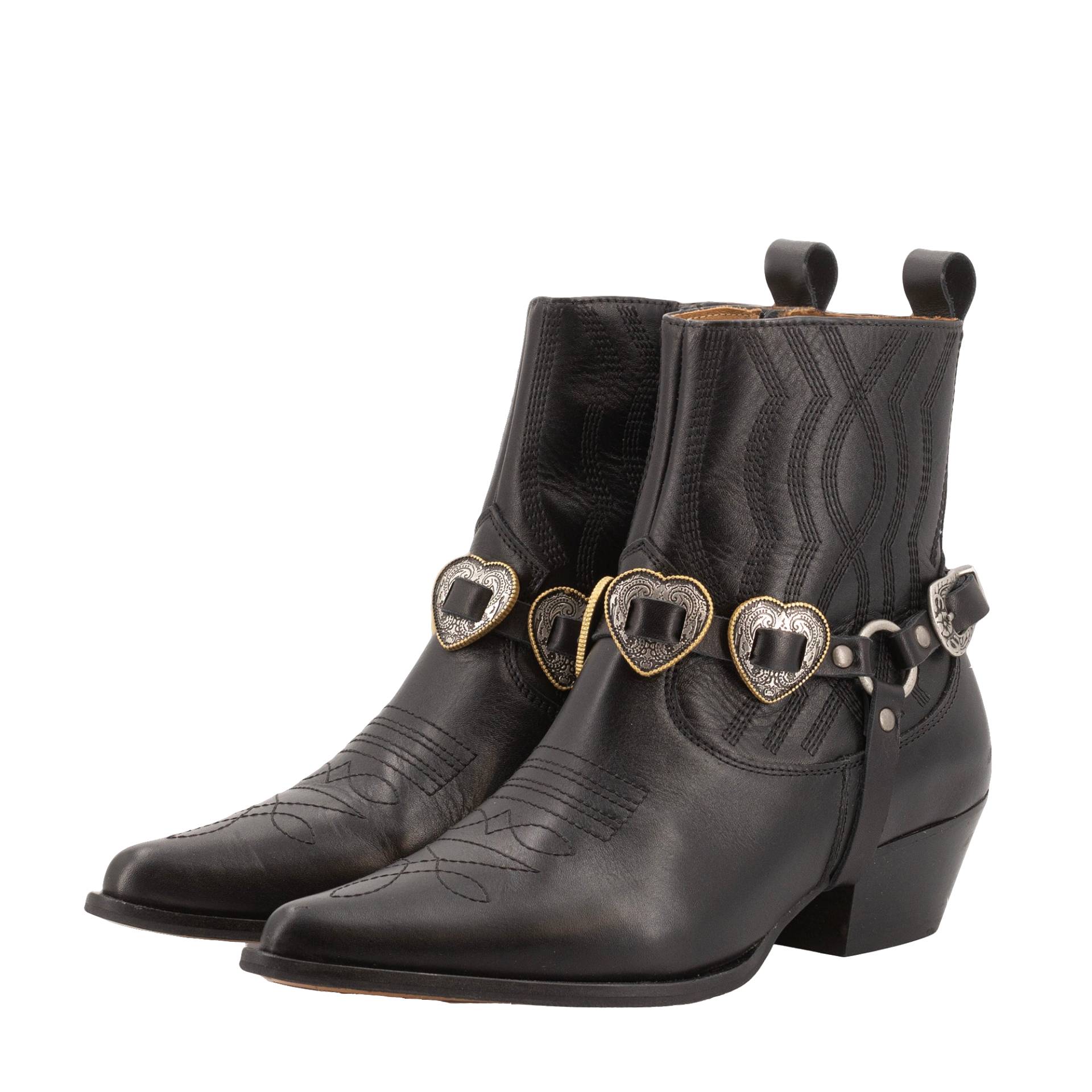 BLUES BLACK WESTERN BOOTIES von Toral