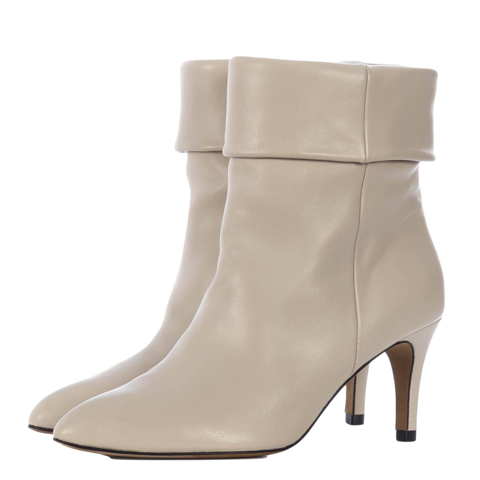 CREAM-COLORED ANKLE BOOTS von Toral