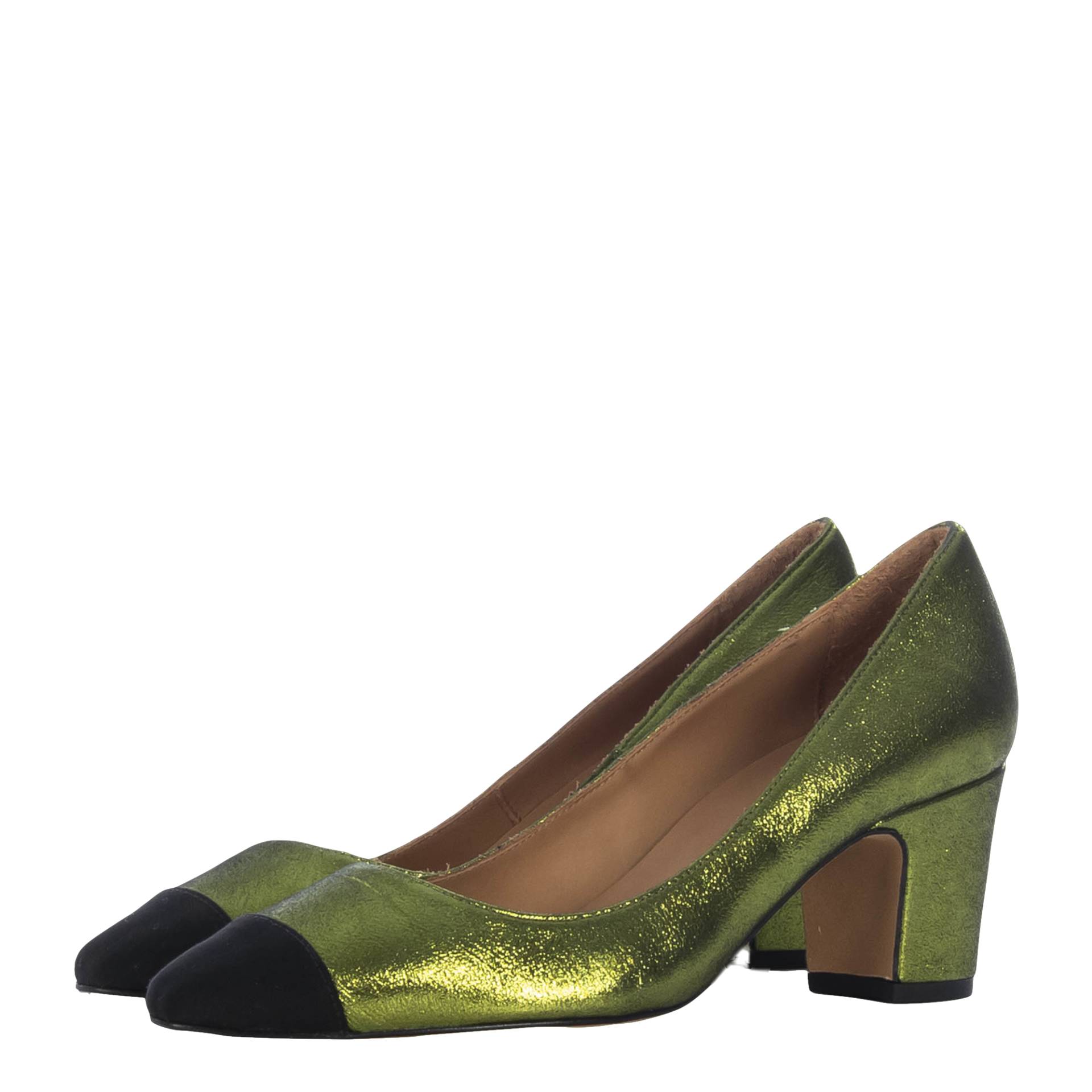 PATRI METALLIC GREEN PUMPS von Toral