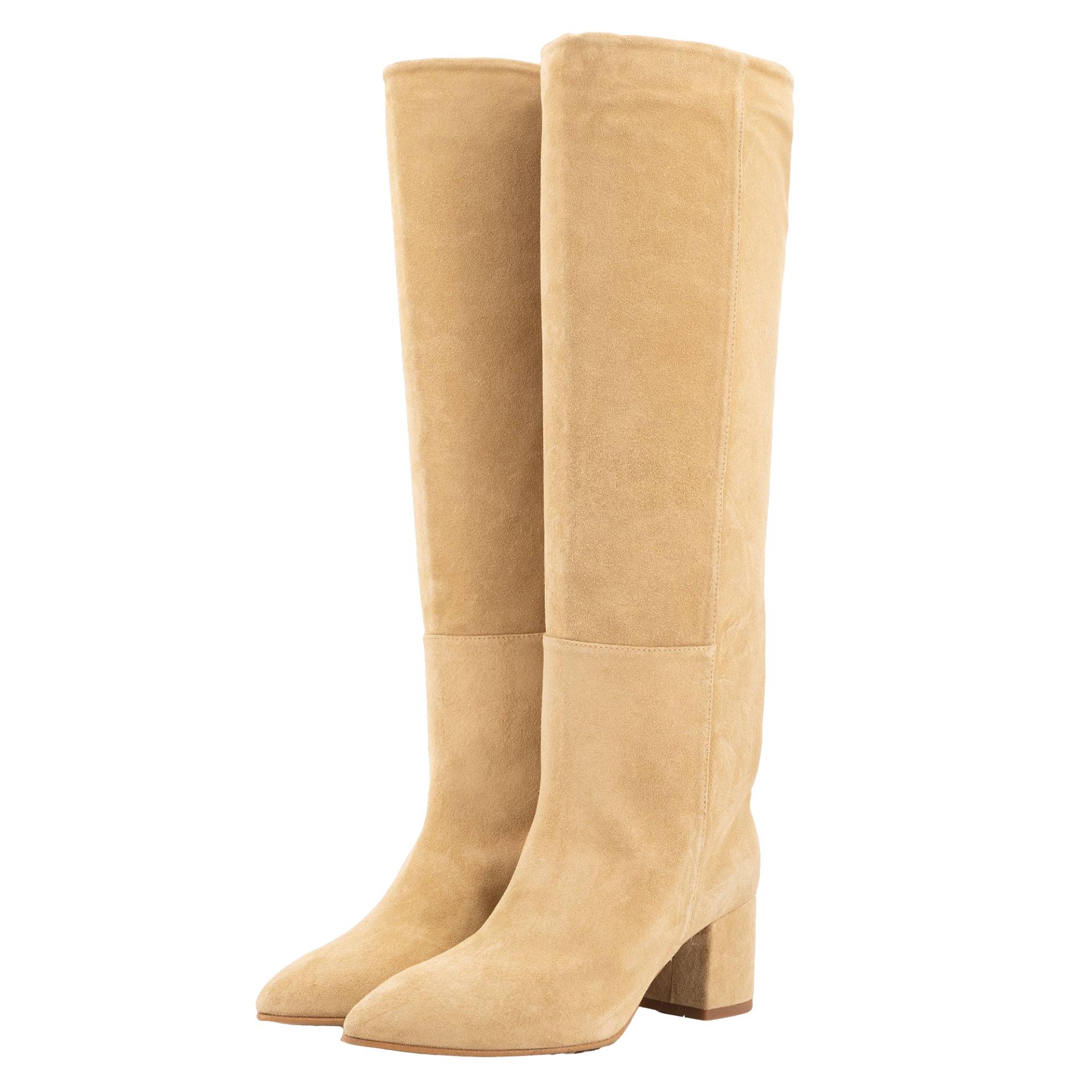 SAND SUEDE TALL BOOTS von Toral