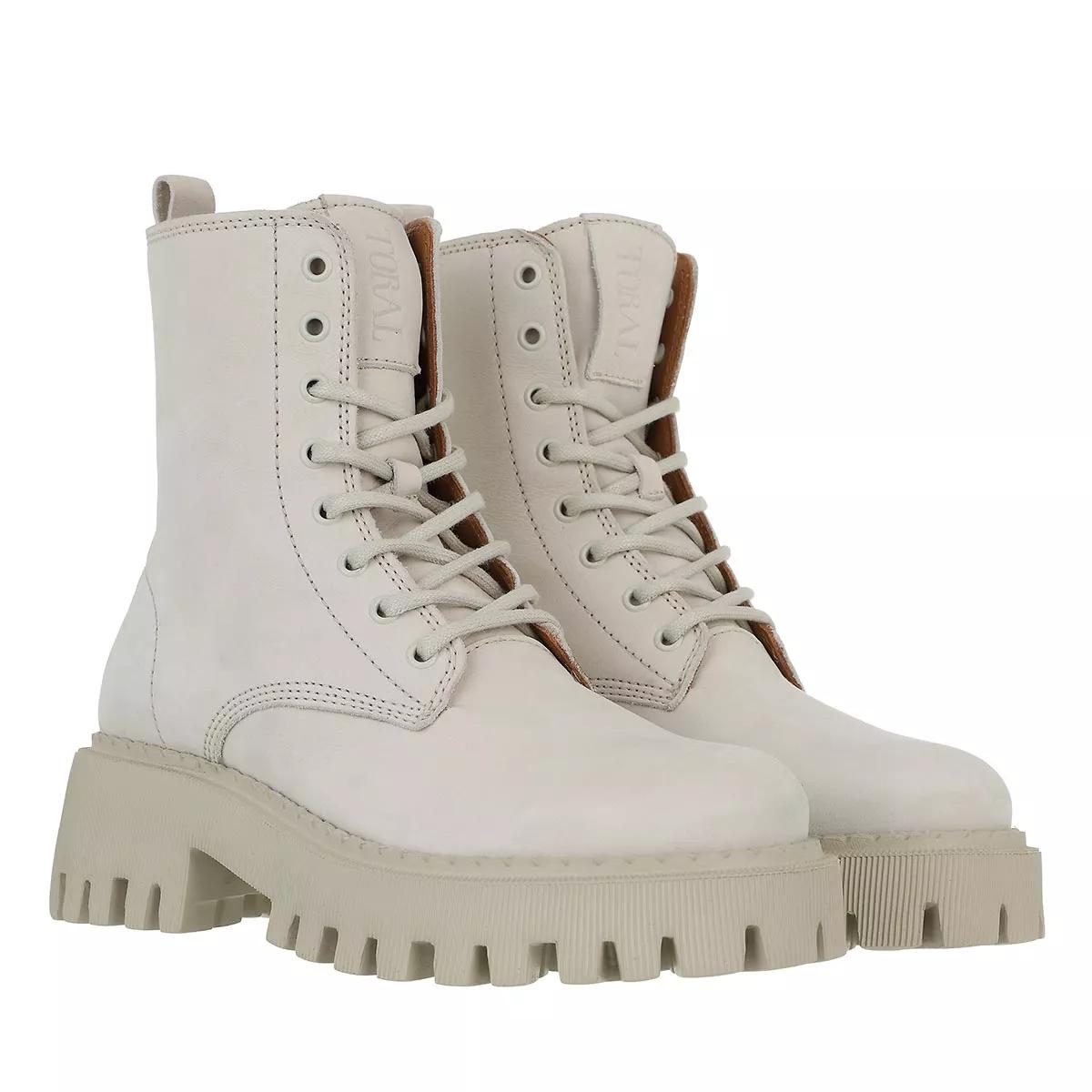 female Stiefeletten weiss Schnürstiefel 39 von Toral