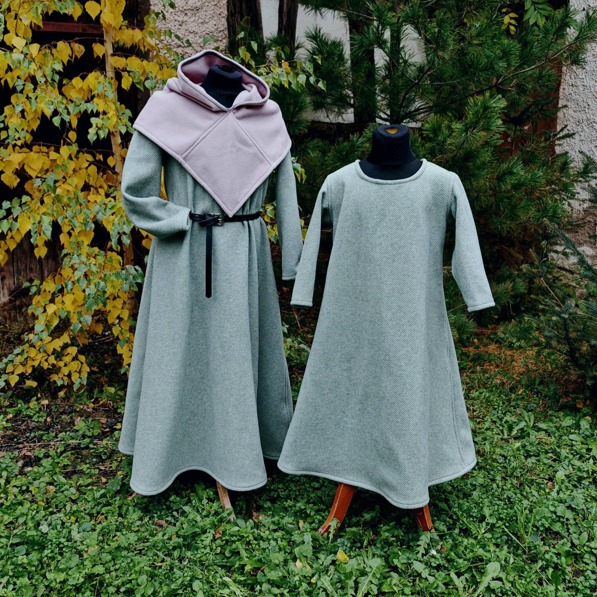 Kinder Winter Kleid, Mittelalter Kleid Aus Wolle, Toraxacum von Toraxacum