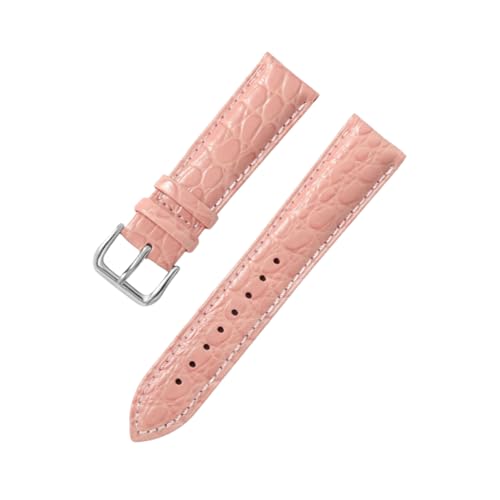 Torehueju 12–24mm buntes Krokodilleder-Uhrenarmband aus Kalbsleder für Quarzuhren, mechanische Uhren, 22mm von Torehueju