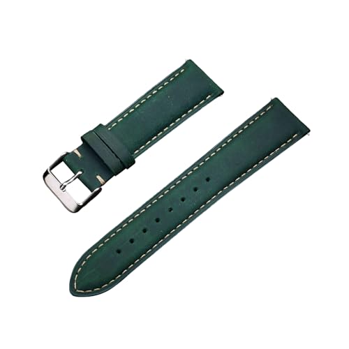 Torehueju 14–24mm Schnellverschluss-Uhrenarmband aus mattiertem Vintage-Rindsleder für mechanische Uhren, 16mm von Torehueju