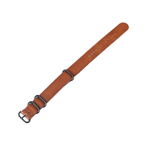 Torehueju 14–24mm integriertes Uhrenarmband aus gewachstem Rindsleder mit polierter Ringschließe, 22mm Torehueju 14–24mm integriertes Uhrenarmband aus gewachstem Rindsleder mit polierter Ringschließe, 22mm von Torehueju