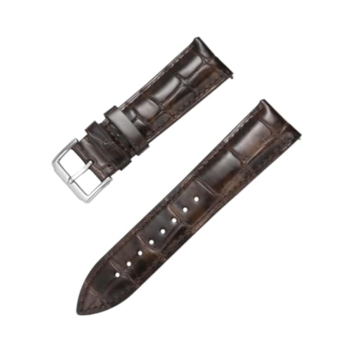 Torehueju 16–24mm Vintage-Schnellverschluss-Armband aus hautfreundlichem Rindsleder für mechanische Uhren, 20mm von Torehueju