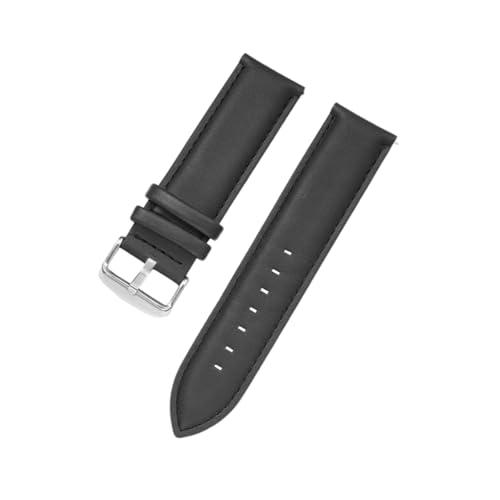 Torehueju 18–22mm Vintage-Uhrenarmband aus wasserdichtem Rindsleder mit Schnellverschluss für Smartwatches, 18mm von Torehueju