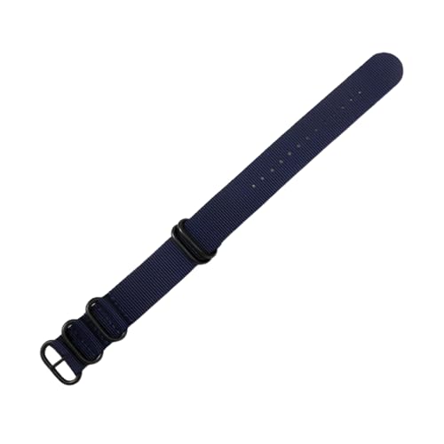 Torehueju 18–24mm atmungsaktives, rutschfestes Nylon-Uhrenarmband, Edelstahl-Ringschnalle, NATO-Uhrenarmband, 22mm von Torehueju