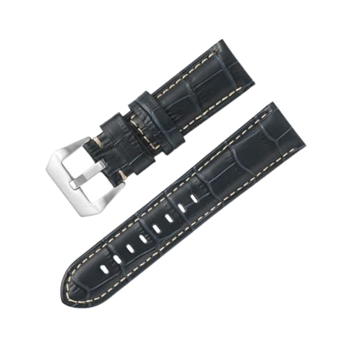 Torehueju 18–26mm Vintage-Uhrenarmband aus gewachstem Rindsleder mit Bambusmaserung für mechanische Uhren, Quarzuhren, 20mm von Torehueju
