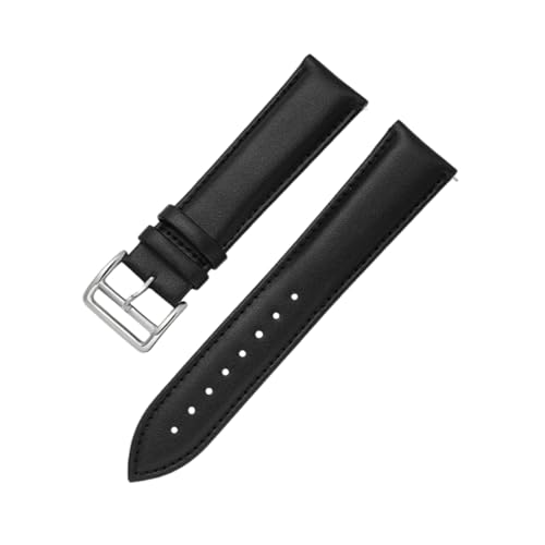 Torehueju 20-22mm Uhrenarmband aus vollnarbigem, hautfreundlichem Rindsleder mit Schnellverschluss-Federstift, 20mm von Torehueju