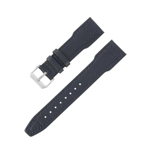 Torehueju 20–22mm Vintage wasserdichtes, hautfreundliches Rindsleder-Uhrenarmband für mechanische Uhren, 21mm von Torehueju