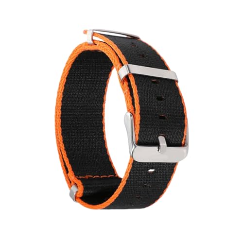 Torehueju 20–22mm integrierter, bunter, atmungsaktiver Nylon-gewebter Uhrenarmband-Ersatz, 20mm von Torehueju