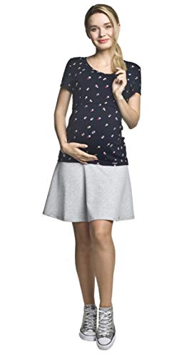 Torelle Damen Umstandsrock, Modell: NIFE, grau, S von Torelle Maternity Wear