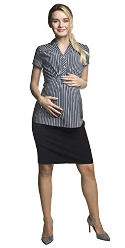 Torelle Damen Umstandsrock Sommer, Modell: Casual, schwarz, S von Torelle Maternity Wear
