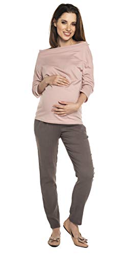 Torelle Maternity Wear Bequeme und leichte Sommerhose Umstandshose, Modell: Daffy, Olive, XL von Torelle Maternity Wear