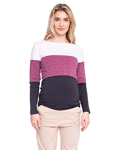 Torelle Maternity Wear Umstandsshirt mit Stillfunktion TUPI (Langarm/Rosa, XL) von Torelle Maternity Wear