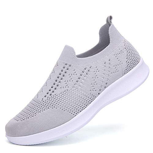 Damen Slip on Sneakers Frühling Herbst Hollow Mesh Athletic Schuhe Sommer Atmungsaktive Outdoor Casual Sport Falt Trainer Schuhe von Toride