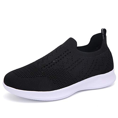 Damen Slip on Sneakers Frühling Herbst Hollow Mesh Athletic Schuhe Sommer Atmungsaktive Outdoor Casual Sport Falt Trainer Schuhe von Toride