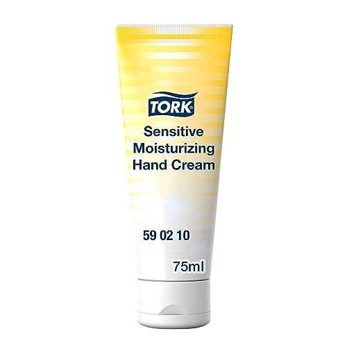 Tork feuchtigkeitsspendende Handcreme für sensible Haut, parfümfrei, 75 ml, 590210 von Tork