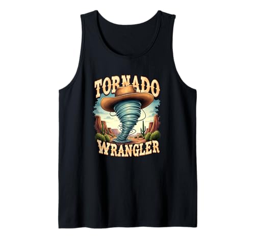 Tornado Wrangler Cowboy Wrangler Damen Herren Kinder Tank Top von Tornado Cowboy Wrangler Women Men Kid Tee