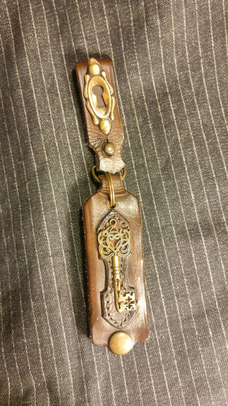 Schloss & Schlüssel Steampunk Gürtel Schleife Und Halter Schloss & Schlüssel Steampunk Gürtel Schleife Und Halter von TorpedoBLVD