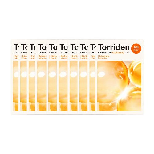 Torriden - Cellmazing Vita C Brightening Mask - 26ml x 10stücke von Torriden