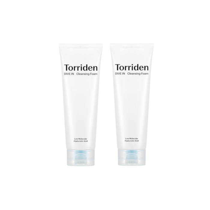 Torriden - DIVE-IN Low Molecular Hyaluronic Acid Cleansing Foam - 150ml (2ea) Set von Torriden