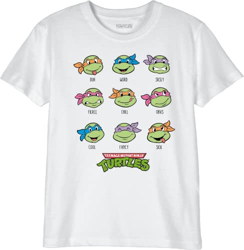 Tortues Ninja Jungen Botmntdts001 T-Shirt, weiß, 6 Jahre von Tortues Ninja