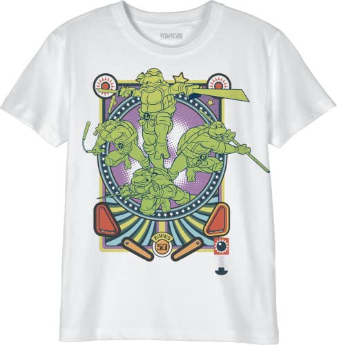 Tortues Ninja Jungen Botmntdts004 T-Shirt, weiß, 12 Jahre von Tortues Ninja