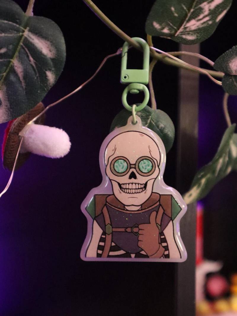 Manfred Acryl Schlüsselanhänger| Glow in The Dark von TorvyiDesign
