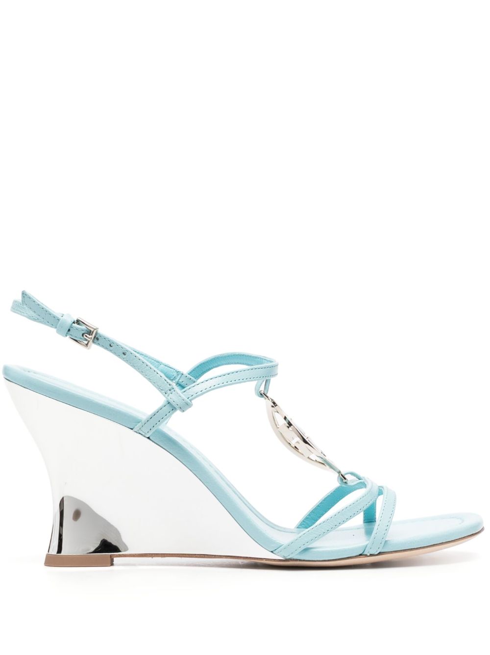 Tory Burch JC Sandalen 90mm - Blau von Tory Burch