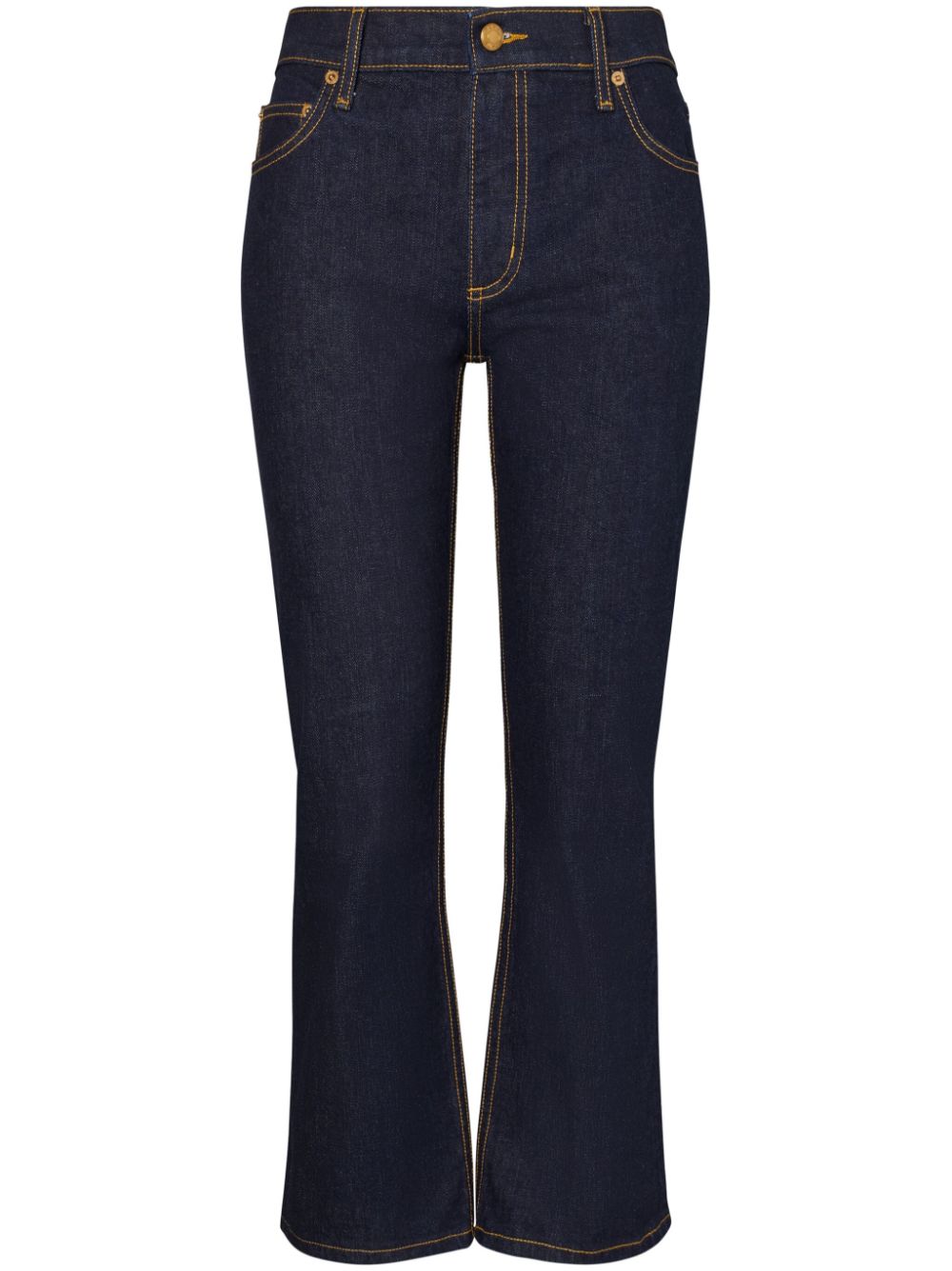 Tory Burch Ausgestellte Cropped-Jeans - Blau von Tory Burch