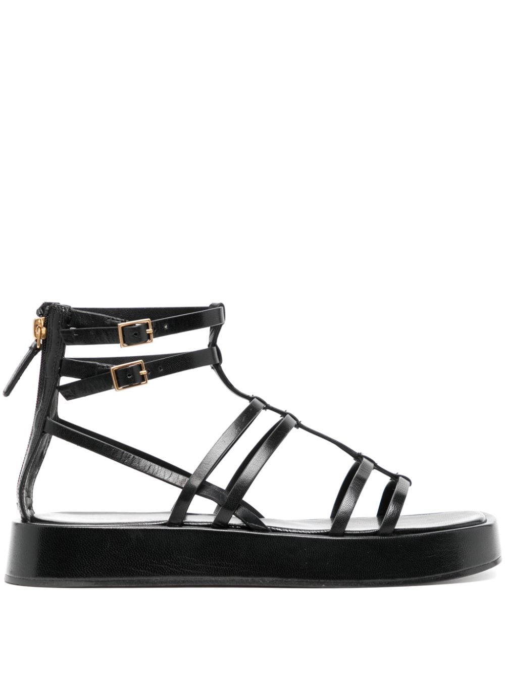 Tory Burch Römersandalen mit Nieten - Schwarz von Tory Burch